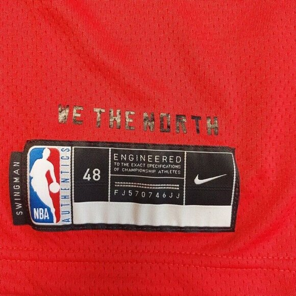 Nike Toronto Raptors Scottie Barnes #4 Icon Edition Swingman Jersey Mens L 48 - Picture 5 of 9